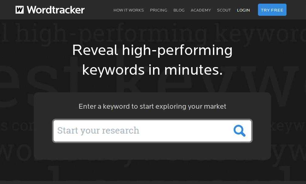 Keyword Research Tool from Wordtracker