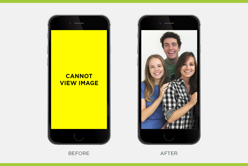 Snapchat before and after view image