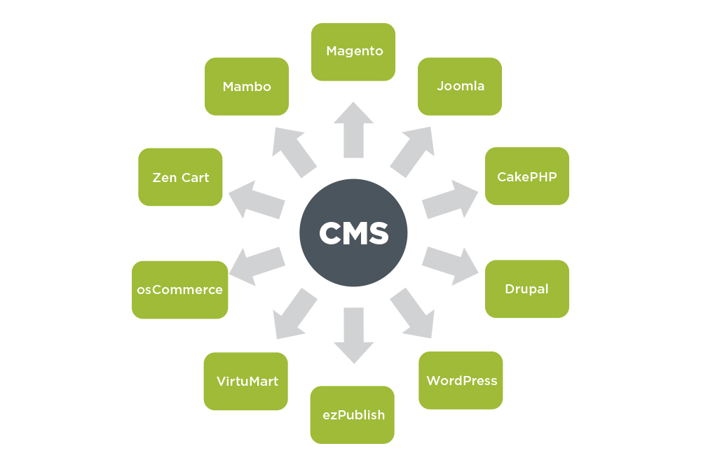 Common CMS used