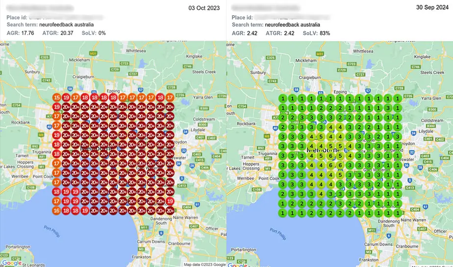 Map - Before & after
