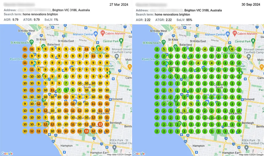 Map - Before & after
