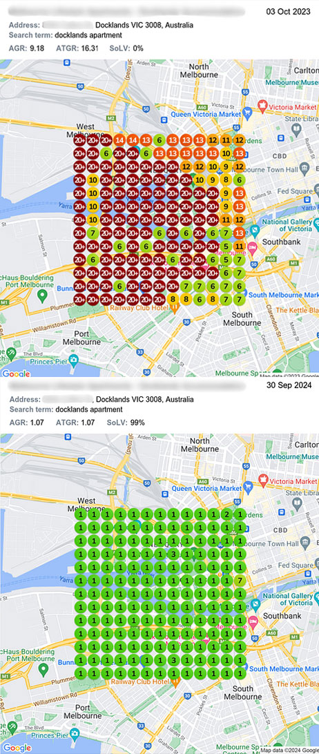 Map - Before & after